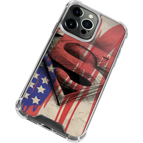 DC Comics Superman Crest iPhone 13 Pro Max Clear Case