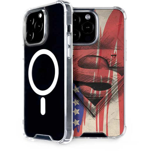 DC Comics Superman Crest iPhone 15 Pro Max MagSafe Case
