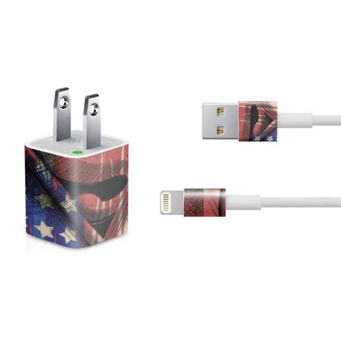 DC Comics Superman Crest iPhone Charger (5W USB) Skin