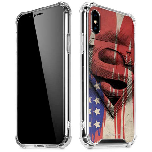 DC Comics Superman Crest iPhone XS Max Clear Case