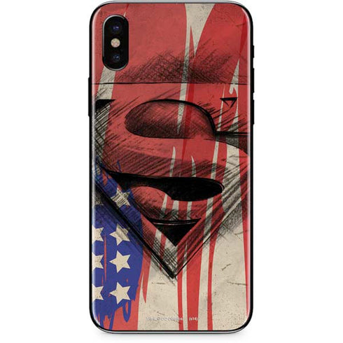 DC Comics Superman Crest iPhone XS Skin