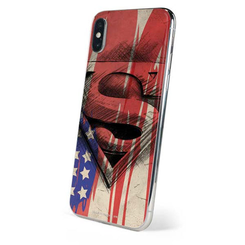 DC Comics Superman Crest iPhone XS Skin