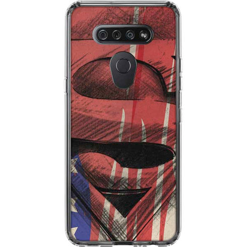 DC Comics Superman Crest LG K51/Q51 Clear Case