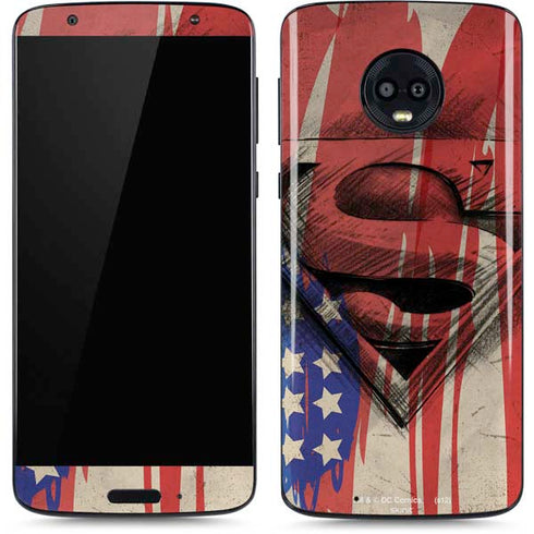 DC Comics Superman Crest Moto G6 Skin