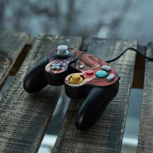 DC Comics Superman Crest Nintendo GameCube Controller Skin