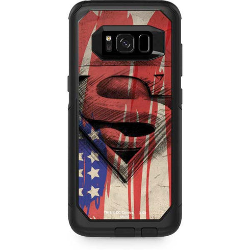 DC Comics Superman Crest Otterbox Commuter Galaxy Skin