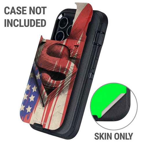 DC Comics Superman Crest Otterbox Defender iPhone Skin