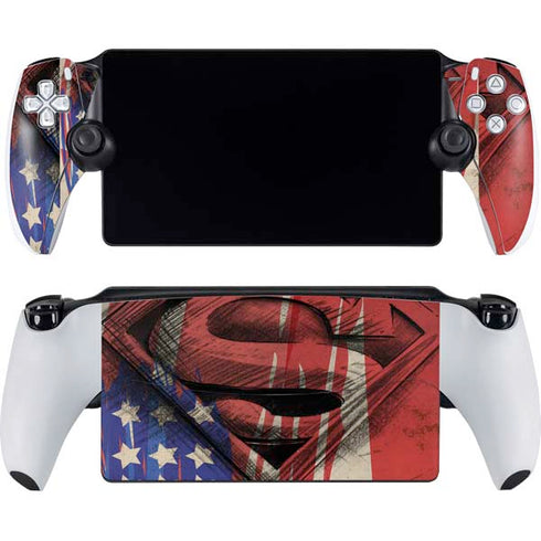 DC Comics Superman Crest PlayStation Portal Remote Player Skin