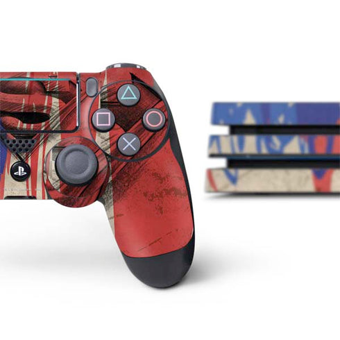 DC Comics Superman Crest PS4 Pro Bundle Skin