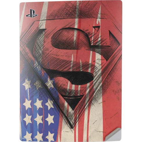 DC Comics Superman Crest PS5 Digital Edition Console Skin
