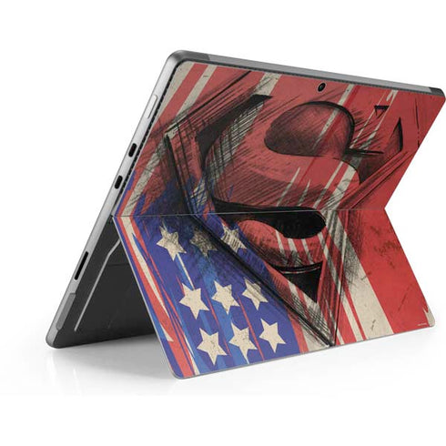 DC Comics Superman Crest Surface Pro 8 Skin