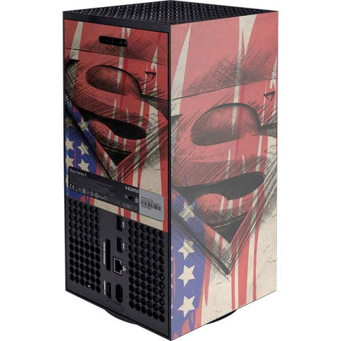 DC Comics Superman Crest Xbox Series X Console Skin