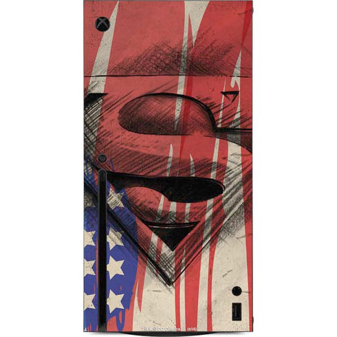 DC Comics Superman Crest Xbox Series X Console Skin