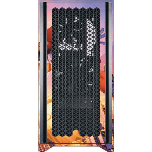 DC Comics Superman Unchained #1 75th Anniversary Cover Art by Jim Lee Corsair 4000D Tempered Glass Mid-Tower ATX Case Skin