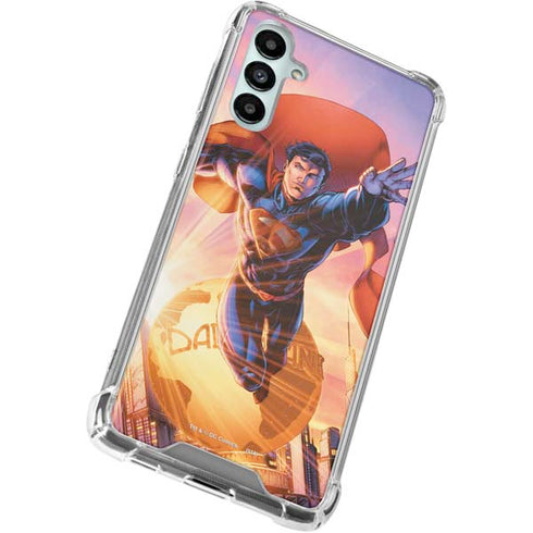 DC Comics Superman Unchained #1 75th Anniversary Cover Art by Jim Lee Galaxy A15 5G Clear Case