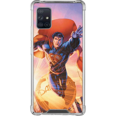 DC Comics Superman Unchained #1 75th Anniversary Cover Art by Jim Lee Galaxy A51 5G Clear Case