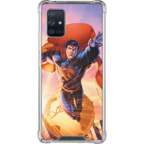 DC Comics Superman Unchained #1 75th Anniversary Cover Art by Jim Lee Galaxy A71 5G Clear Case