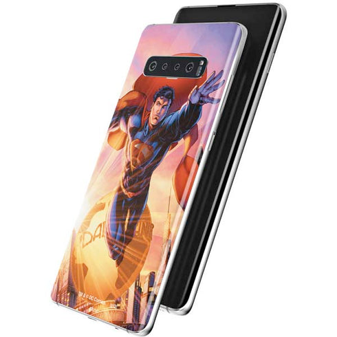 DC Comics Superman Unchained #1 75th Anniversary Cover Art by Jim Lee Galaxy S10 Skin