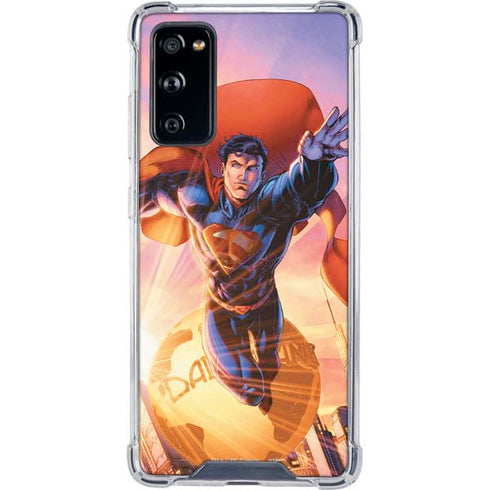 DC Comics Superman Unchained #1 75th Anniversary Cover Art by Jim Lee Galaxy S20 FE Clear Case