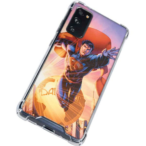 DC Comics Superman Unchained #1 75th Anniversary Cover Art by Jim Lee Galaxy S20 FE Clear Case