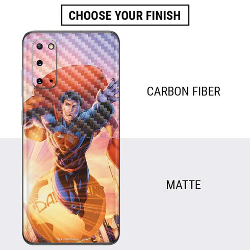 DC Comics Superman Unchained #1 75th Anniversary Cover Art by Jim Lee Galaxy S20 Skin