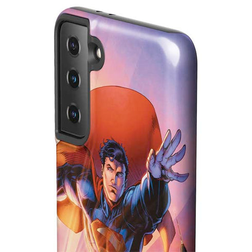 DC Comics Superman Unchained #1 75th Anniversary Cover Art by Jim Lee Galaxy S21 FE Pro Case