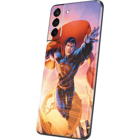 DC Comics Superman Unchained #1 75th Anniversary Cover Art by Jim Lee Galaxy S21 Plus 5G Skin