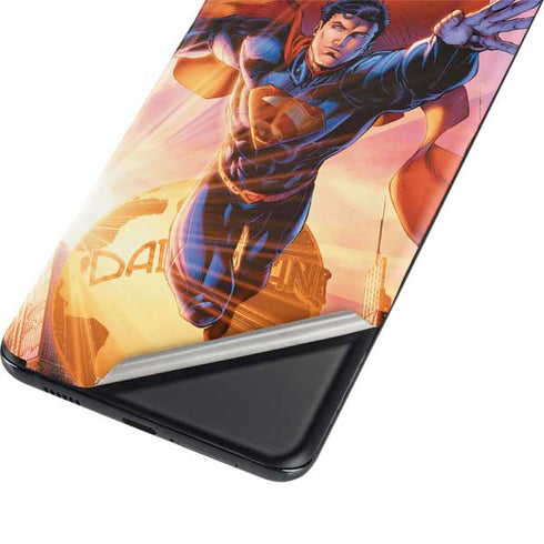 DC Comics Superman Unchained #1 75th Anniversary Cover Art by Jim Lee Galaxy S21 Plus 5G Skin