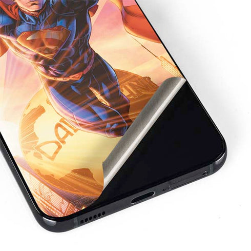 DC Comics Superman Unchained #1 75th Anniversary Cover Art by Jim Lee Galaxy S22 Skin