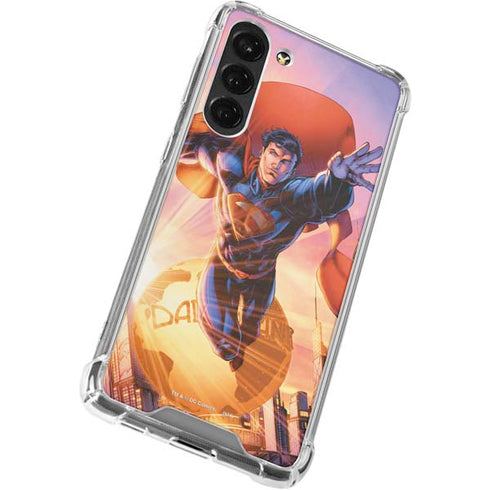 DC Comics Superman Unchained #1 75th Anniversary Cover Art by Jim Lee Galaxy S23 Plus Clear Case