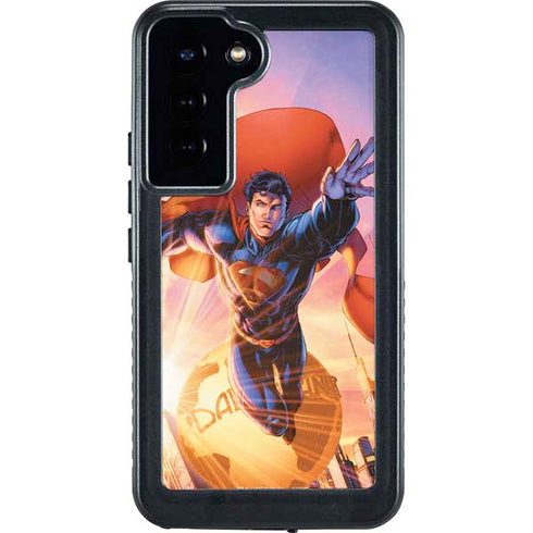 DC Comics Superman Unchained #1 75th Anniversary Cover Art by Jim Lee Galaxy S23 Plus Waterproof Case