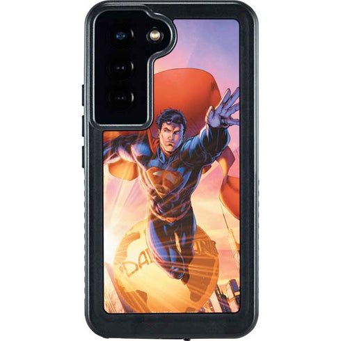 DC Comics Superman Unchained #1 75th Anniversary Cover Art by Jim Lee Galaxy S23 Waterproof Case
