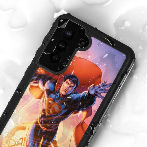 DC Comics Superman Unchained #1 75th Anniversary Cover Art by Jim Lee Galaxy S23 Waterproof Case