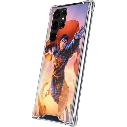 DC Comics Superman Unchained #1 75th Anniversary Cover Art by Jim Lee Galaxy S24 Ultra Clear Case