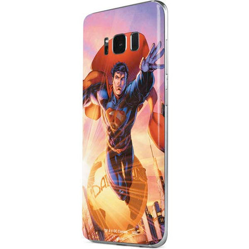 DC Comics Superman Unchained #1 75th Anniversary Cover Art by Jim Lee Galaxy S8 Plus Skin