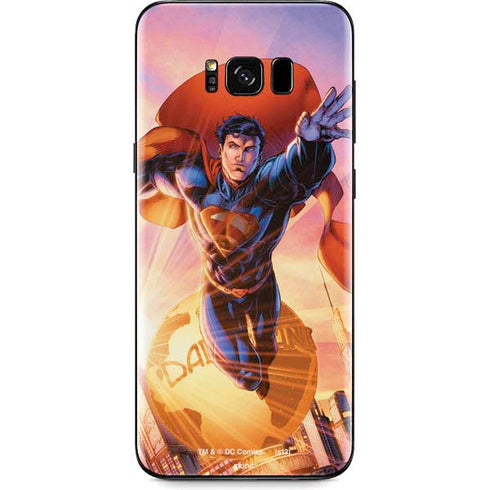 DC Comics Superman Unchained #1 75th Anniversary Cover Art by Jim Lee Galaxy S8 Plus Skin