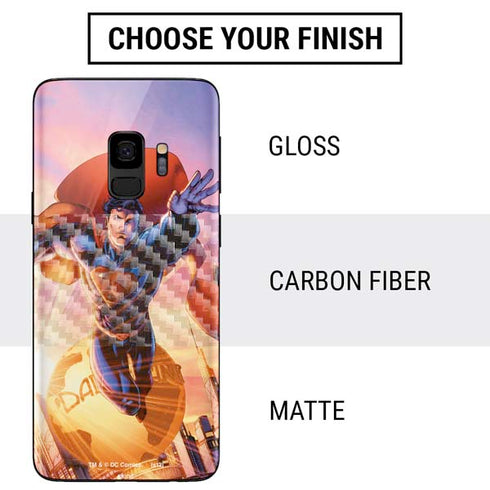 DC Comics Superman Unchained #1 75th Anniversary Cover Art by Jim Lee Galaxy S9 Skin