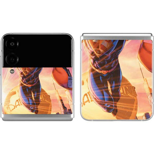 DC Comics Superman Unchained #1 75th Anniversary Cover Art by Jim Lee Galaxy Z Flip4 5G Skin