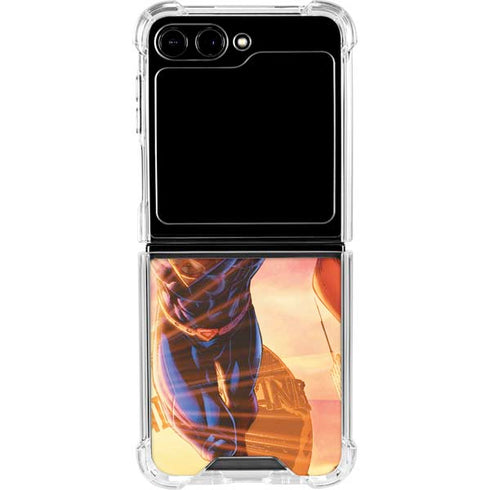 DC Comics Superman Unchained #1 75th Anniversary Cover Art by Jim Lee Galaxy Z Flip5 5G Clear Case