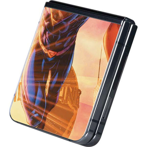 DC Comics Superman Unchained #1 75th Anniversary Cover Art by Jim Lee Galaxy Z Flip5 5G Skin