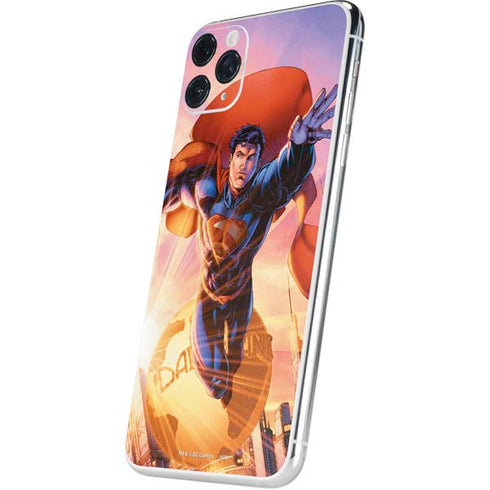 DC Comics Superman Unchained #1 75th Anniversary Cover Art by Jim Lee iPhone 11 Pro Max Skin