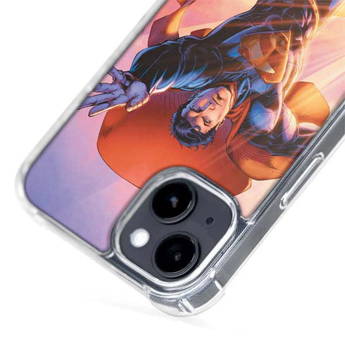 DC Comics Superman Unchained #1 75th Anniversary Cover Art by Jim Lee iPhone 15 Plus MagSafe Case