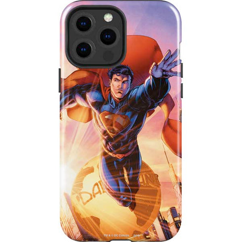 DC Comics Superman Unchained #1 75th Anniversary Cover Art by Jim Lee iPhone 15 Pro Max Impact Case