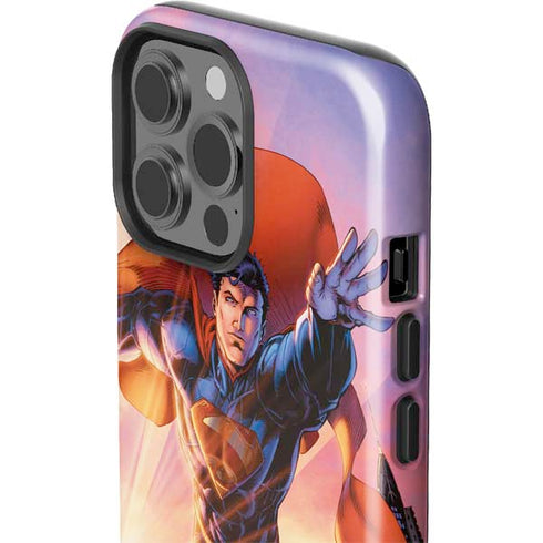 DC Comics Superman Unchained #1 75th Anniversary Cover Art by Jim Lee iPhone 15 Pro Max Impact Case