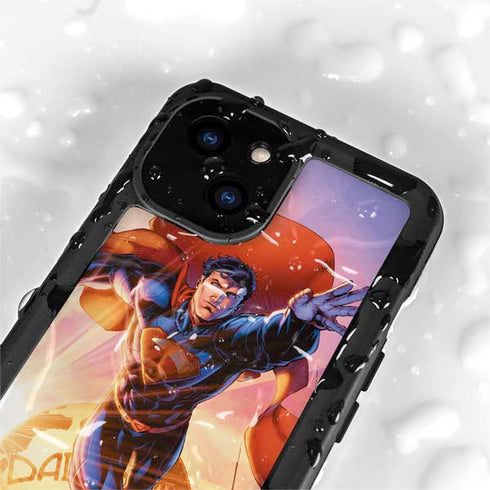 DC Comics Superman Unchained #1 75th Anniversary Cover Art by Jim Lee iPhone 15 Waterproof Case