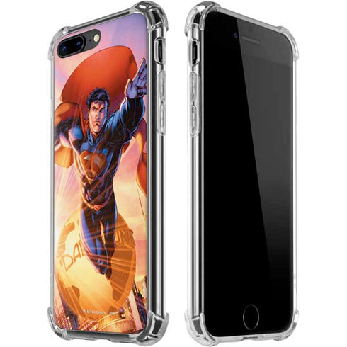 DC Comics Superman Unchained #1 75th Anniversary Cover Art by Jim Lee iPhone 7/8 Plus Clear Case
