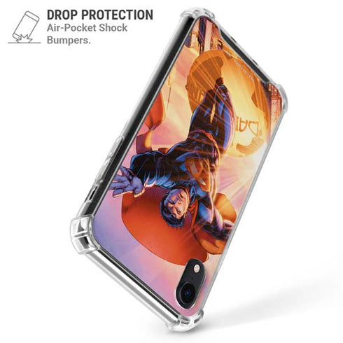 DC Comics Superman Unchained #1 75th Anniversary Cover Art by Jim Lee iPhone XR Clear Case