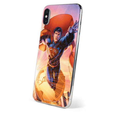 DC Comics Superman Unchained #1 75th Anniversary Cover Art by Jim Lee iPhone XS Skin