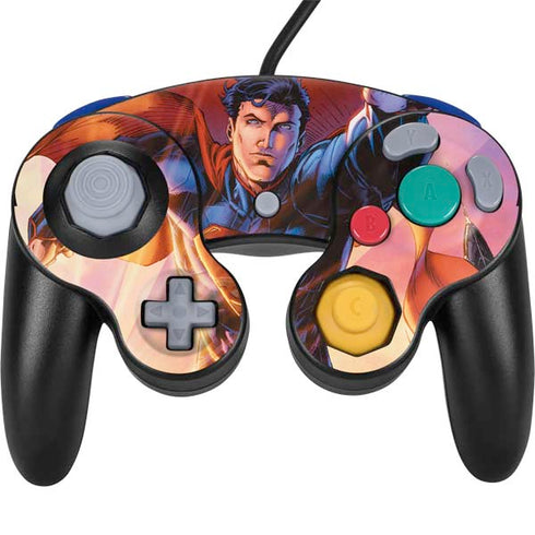 DC Comics Superman Unchained #1 75th Anniversary Cover Art by Jim Lee Nintendo GameCube Controller Skin