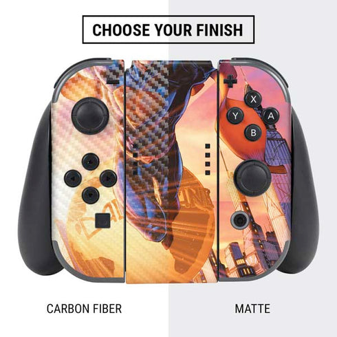 DC Comics Superman Unchained #1 75th Anniversary Cover Art by Jim Lee Nintendo Switch Bundle Skin